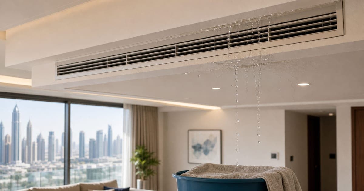 AC Leaking Water Dubai: 6 Causes & Repair Costs