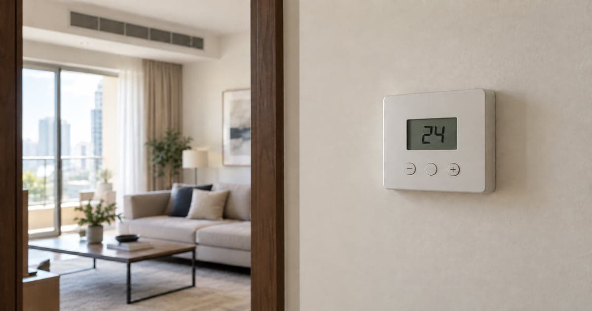 AC Thermostat Replacement in Dubai: Cost & Compatibility - Compare Dubai AC thermostat replacement quotes by device, installation, controls compatibility and testing. Check FCU or DX suitability before buying a smart model.