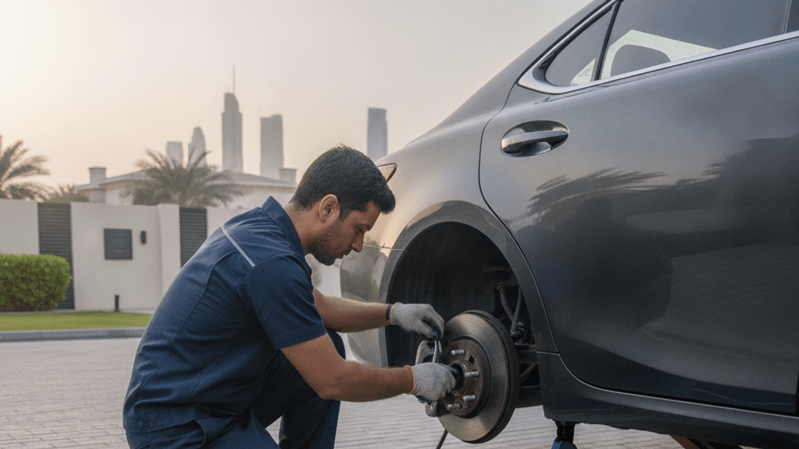 Brake Pad Replacement in Dubai