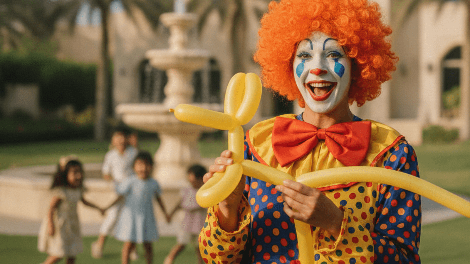 Clown for Kids Party in Dubai