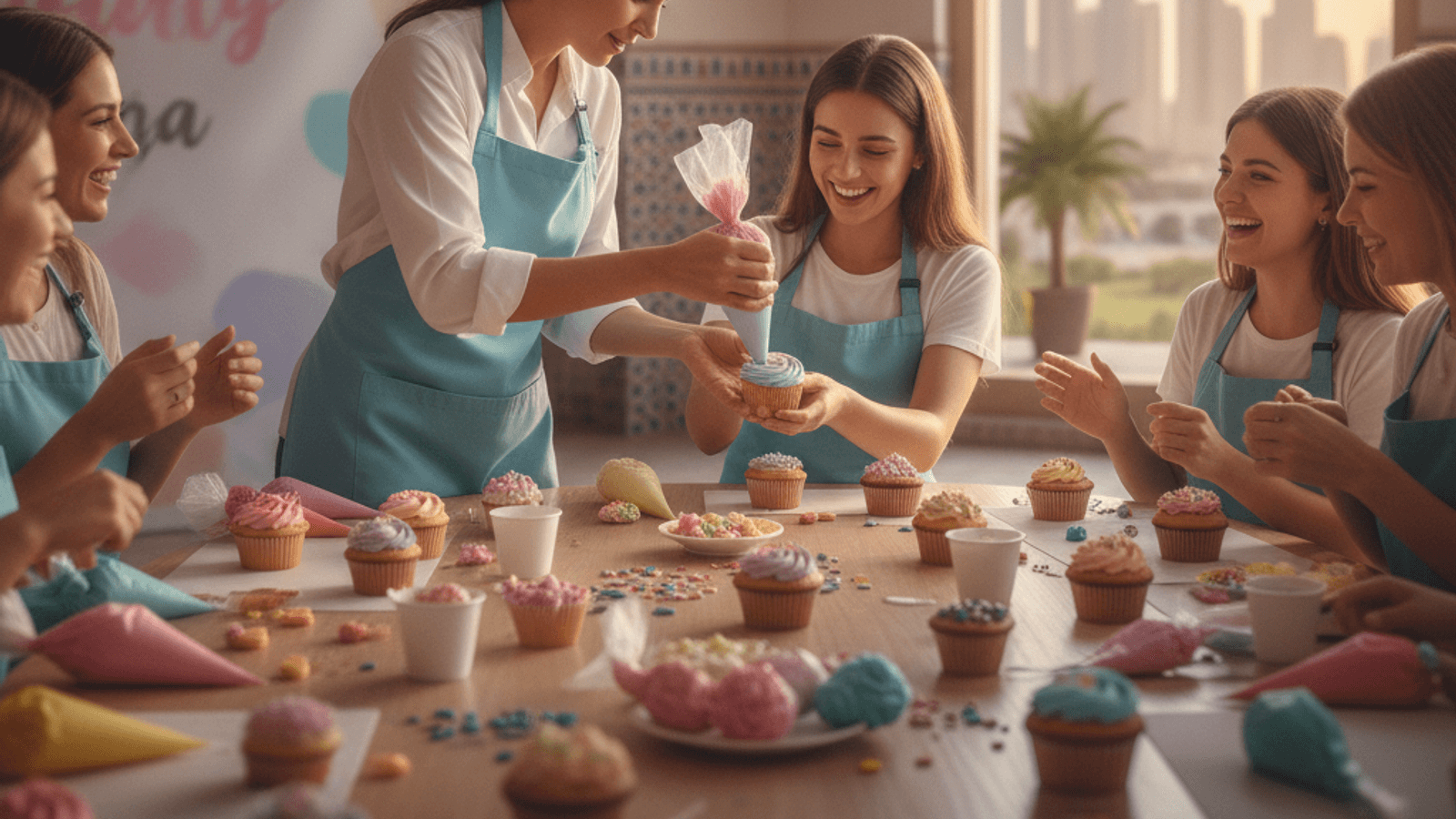 Cupcake Decorating Party in Dubai