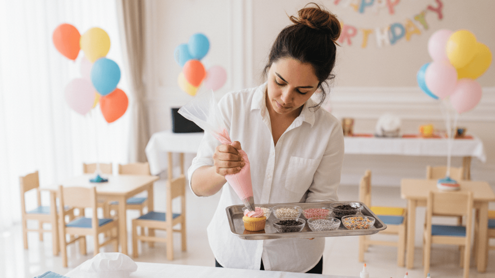 Cupcake Decorating Party in Dubai