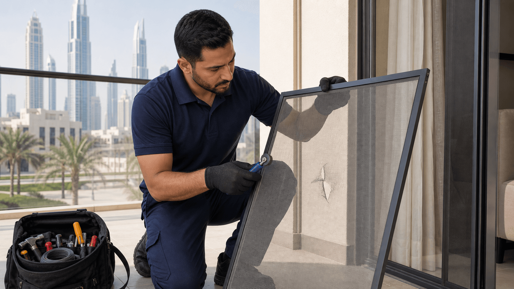 Fly Screen Repair Services in Dubai