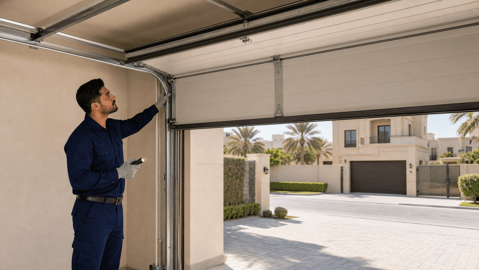 Garage Door Repair Dubai Cost Guide 2026 - Dubai garage door repair can be AED 250-1,500+ for many visits, while spring, panel or motor work can cost more.