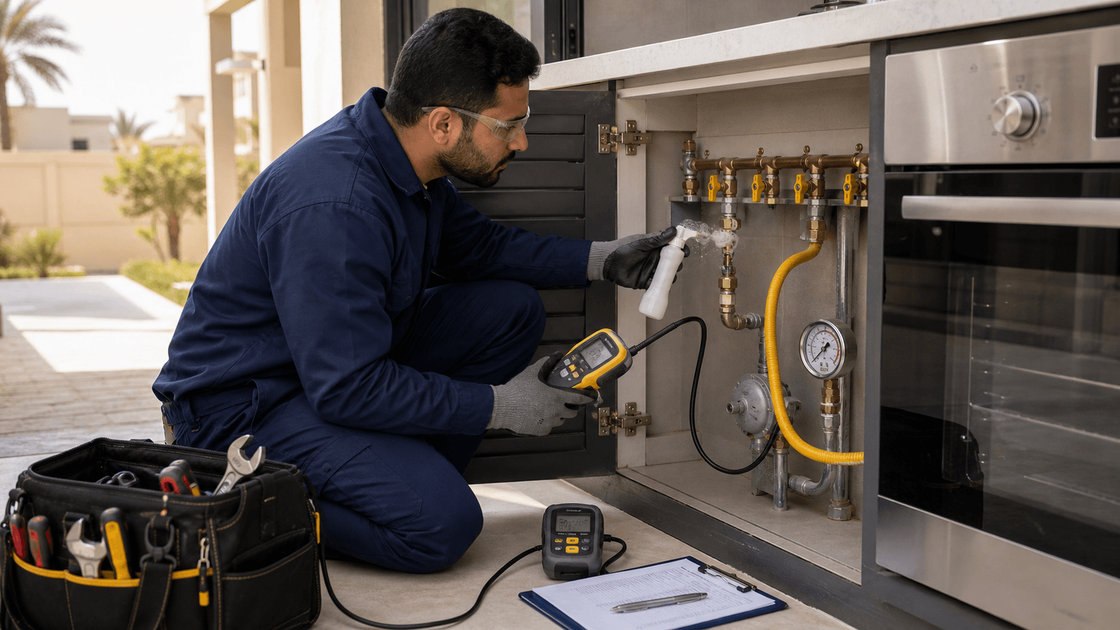Gas Line Inspection & Repair Services in Dubai