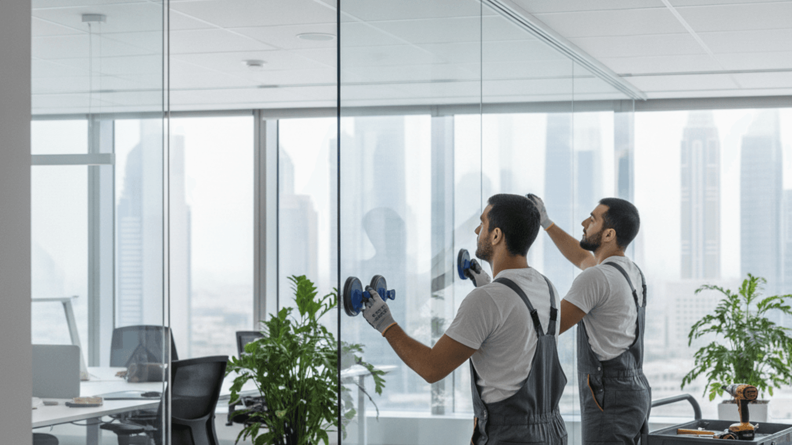 Glass Partition Installation in Dubai