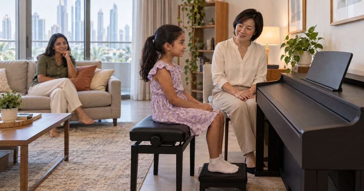 Kids Piano Lessons at Home Dubai: Fees & Parent Checklist