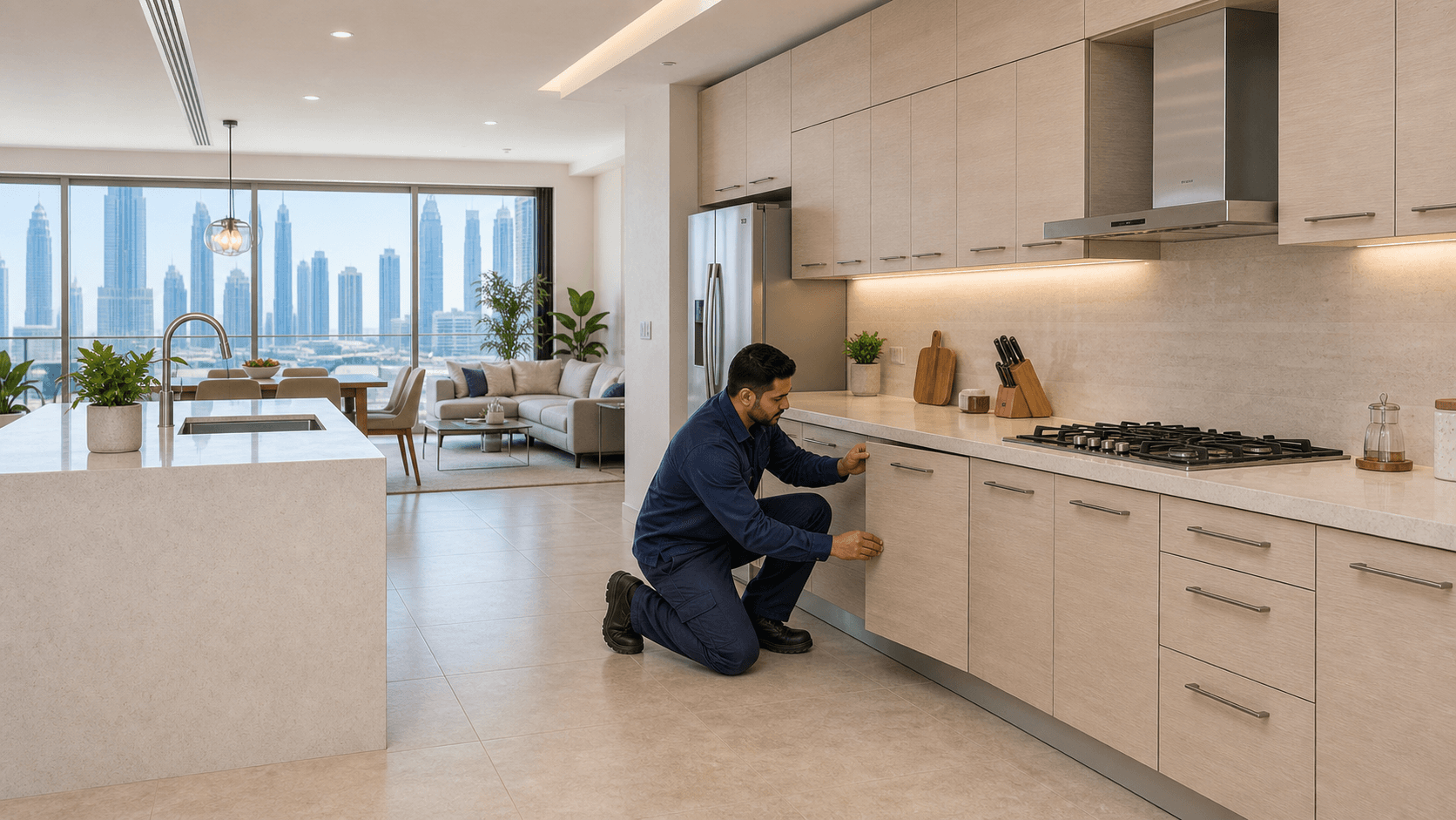 Kitchen Cabinet Refacing Dubai: 2026 Cost Guide - Dubai kitchen cabinet refacing can refresh a kitchen for less than full renovation. Compare repainting, wrapping, new doors and custom cabinets.