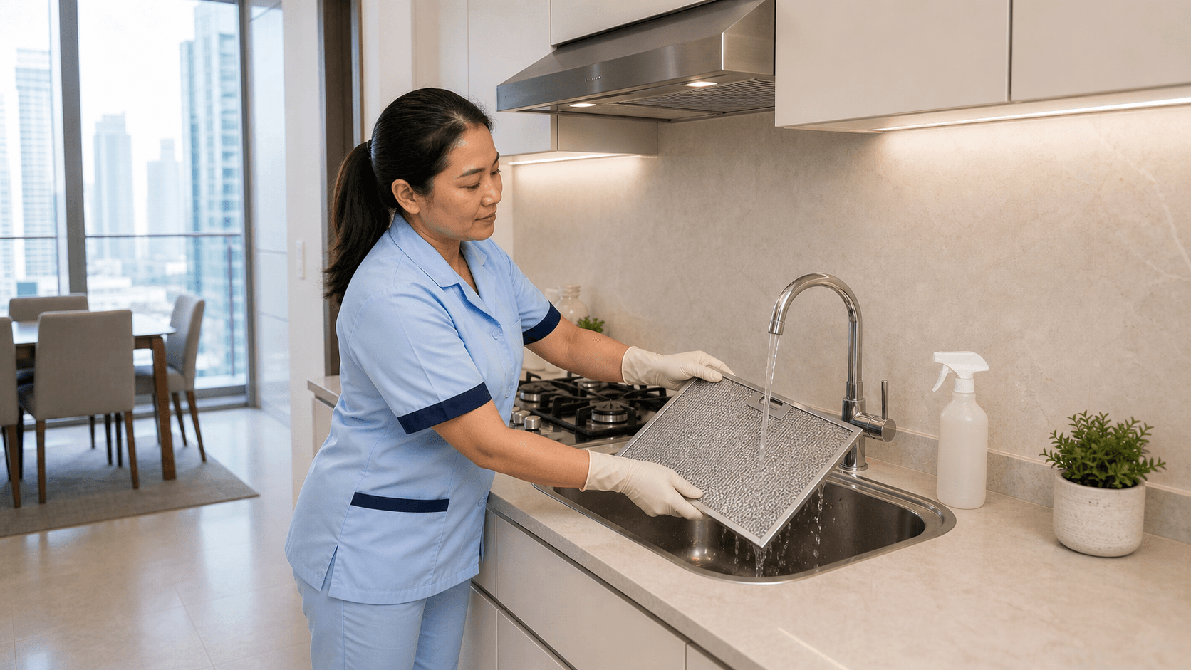 Kitchen Hood Cleaning Dubai: 2026 Cost Guide - Kitchen hood cleaning in Dubai can start around AED 69 as an add-on, while deeper home hood jobs often reach AED 250-600+.