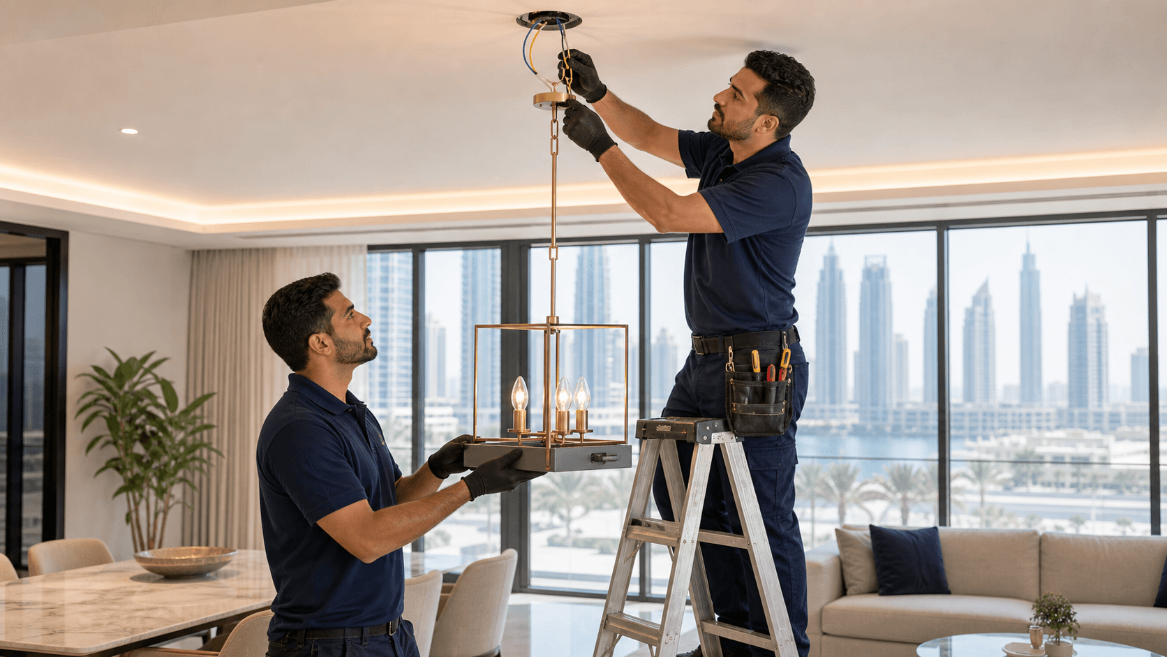 Light Installation Services in Dubai