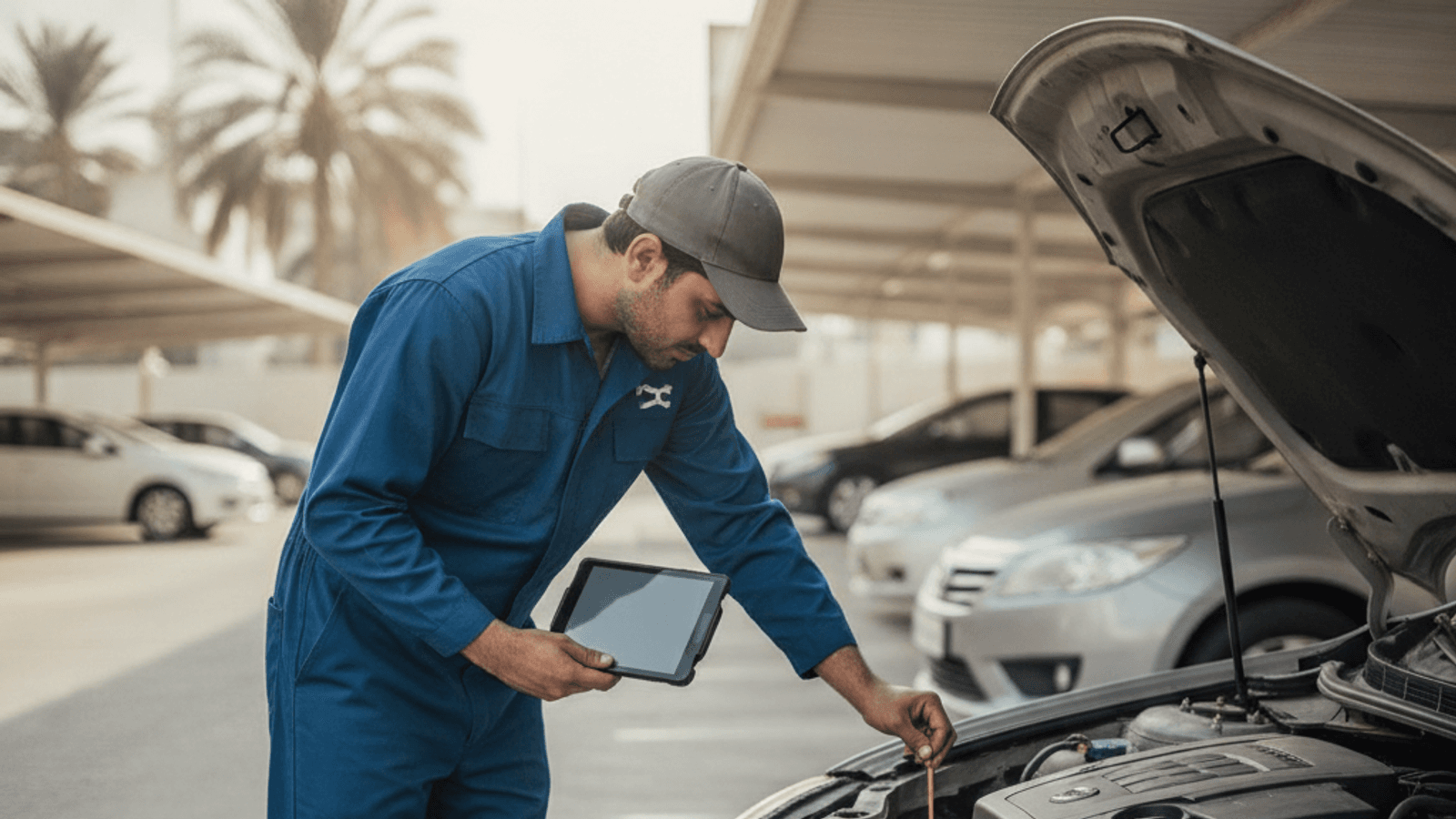 Mobile Car Service in Dubai