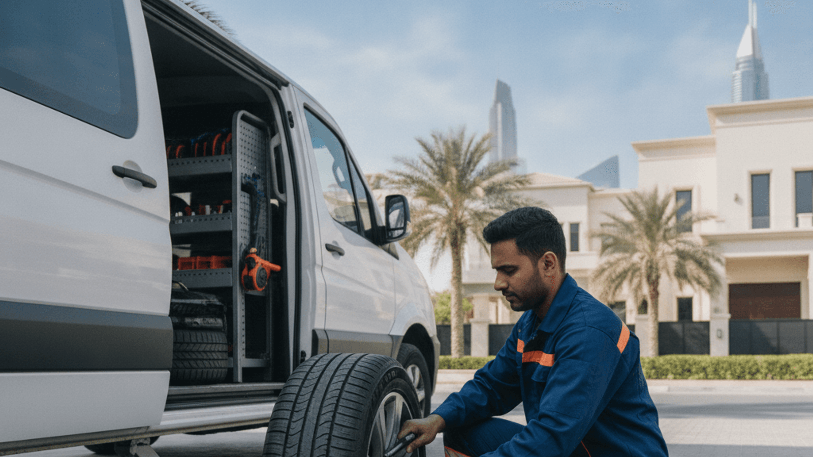 Mobile Tyre Service in Dubai