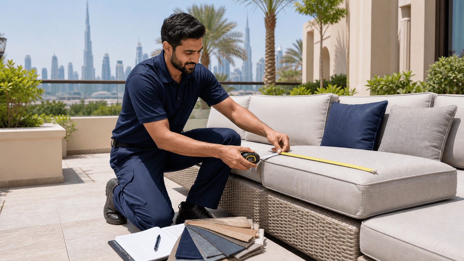 Outdoor Cushion Replacement Services in Dubai