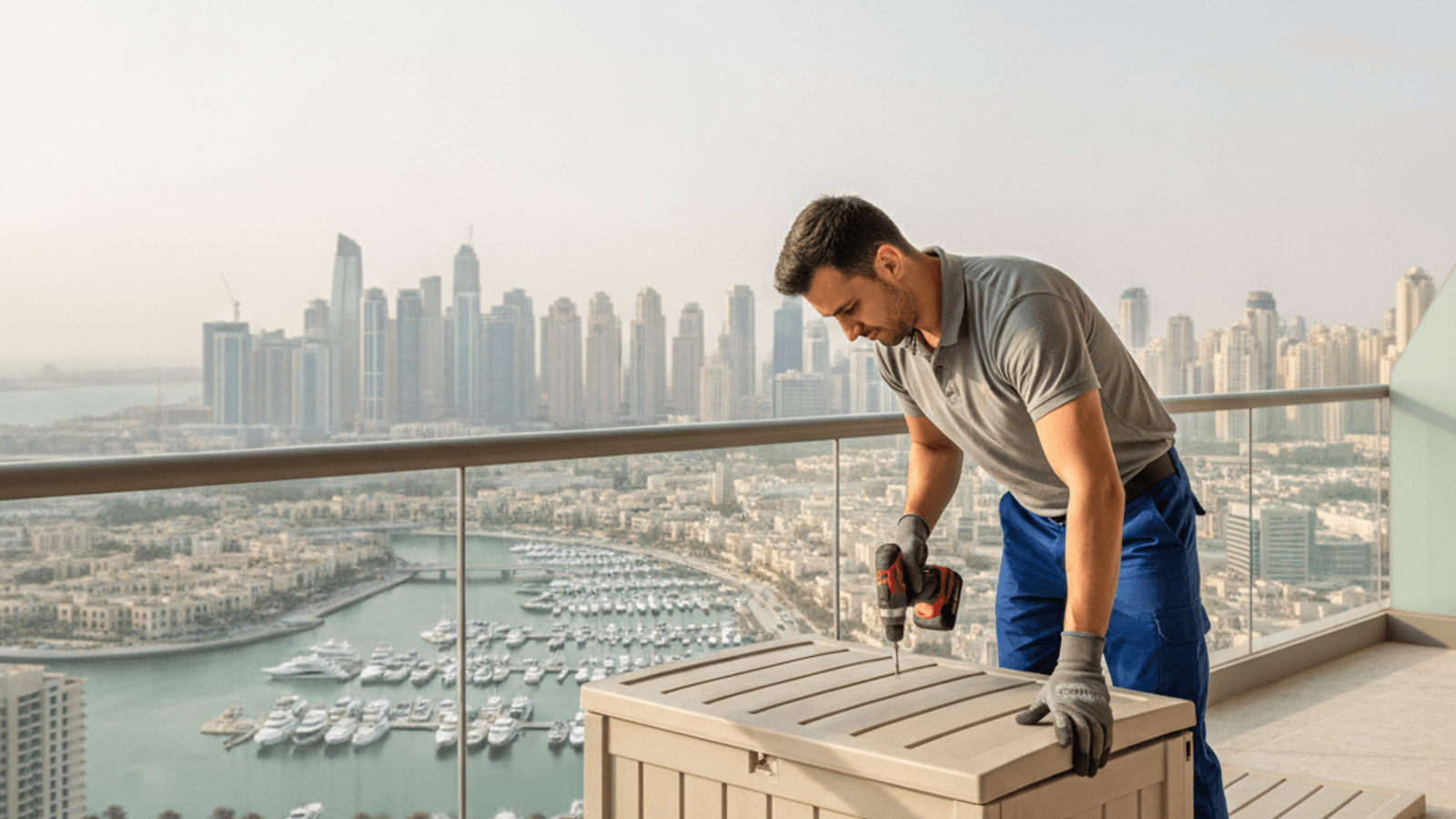 Outdoor Storage Box Assembly Services in Dubai
