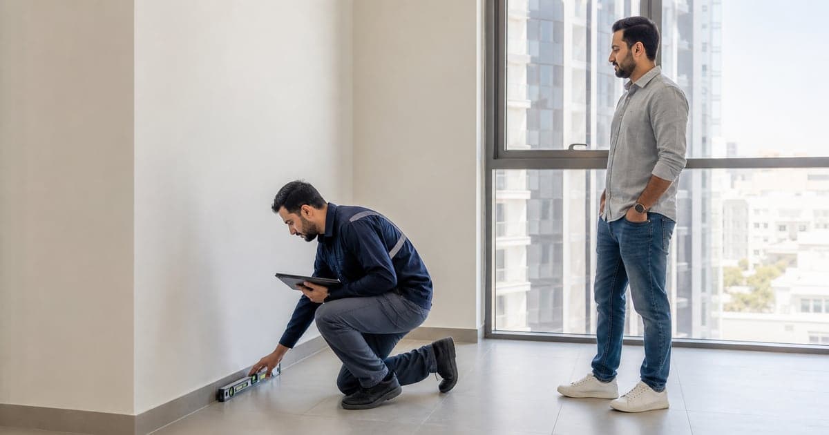 Snagging Inspection Dubai: 2026 Cost & Checklist - Advertised Dubai snagging prices start around AED 500 and can exceed AED 5,000 for large villas. Compare inspection scope, reports, tests and re-inspection.