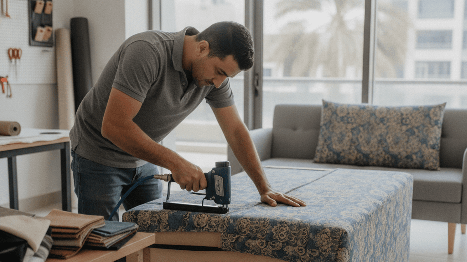 Sofa Reupholstery Services in Dubai