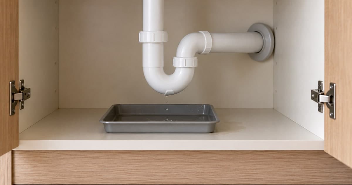 Under-Sink Leak Repair Dubai: What to Check and Book - Water in your sink cabinet? Separate supply, trap and waste leaks, know when to stop using the sink, and compare the complete Dubai plumbing repair scope.