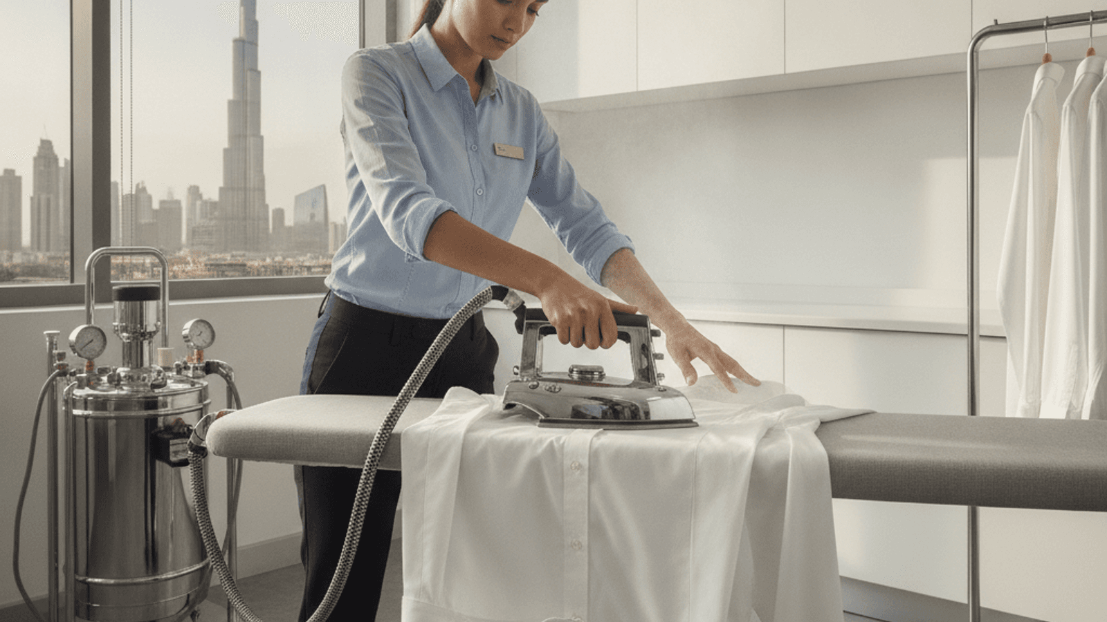 Wash & Iron Laundry in Dubai