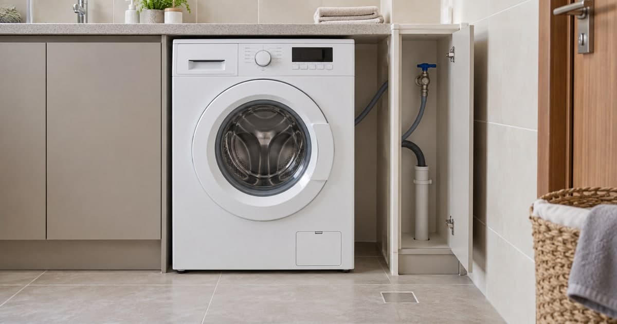Washing Machine & Dishwasher Installation Dubai Guide - Compare appliance hookup quotes in Dubai: existing water points, drain connections, integrated fitting, supplier installation and a proper test handover.