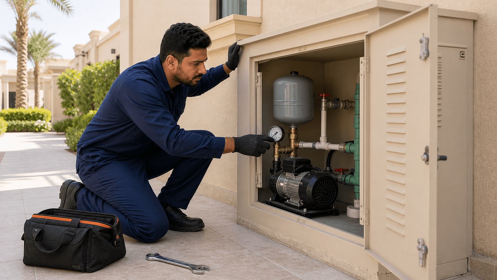 Water Pump Repair Dubai: 2026 Cost Guide - Dubai water pump repair can start around AED 350-600+ for simple fixes, while major repair or replacement can cost much more.