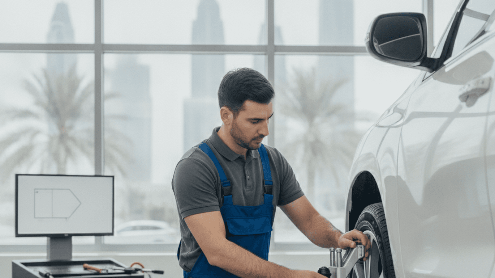 Wheel Alignment & Balancing in Dubai