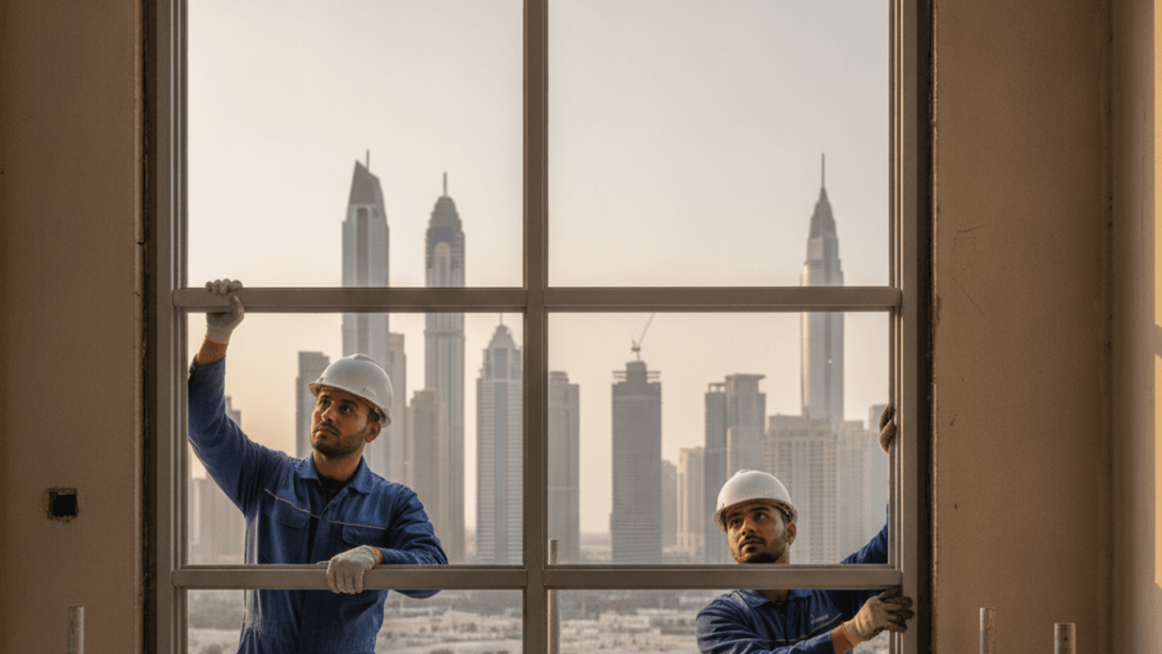 Window Installation Dubai Cost Guide 2026 - Dubai window installation prices vary by aluminium or uPVC frame, glass type, size, sealant, removal, access, acoustic needs and approval.